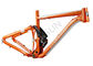 الألومنيوم البرتقالي تريل دراجة الإطار تعليق كامل هيكل خفيف الوزن المزود