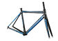 خفيفة الوزن 700C الألومنيوم الدراجة الإطار الأزرق اللون مع الشكل العلوي شوكة المزود