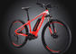 الألومنيوم 27.5 الدراجة الجبلية الكهربائية 11.6AH الأسود / الأحمر تصميم فاخر المزود