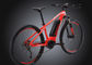 الألومنيوم 27.5 الدراجة الجبلية الكهربائية 11.6AH الأسود / الأحمر تصميم فاخر المزود