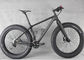 أسود كامل من ألياف الكربون الدهون الدراجة الإطار حسب الطلب اللوحة للثلج الدراجة المزود